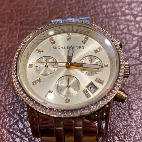 MICHAEL KORS Gold Ritz Watch MK5698 - Picture 3 of 6
